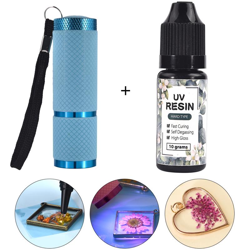 Epoxy Uv Resin Kit - 10G 25G UV เรซิ่น DIY Fast