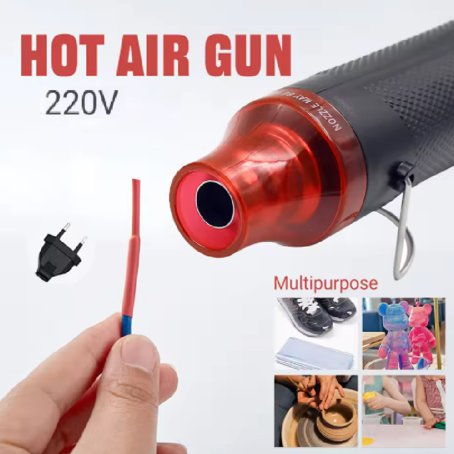 Heat Gun Small - ครัวเรือนอเนกประสงค์ปืนความร้อน/ท่อหด EU ปลั๊กการบํารุงรักษาสายเคเบิล DIY ฟิล์มหดความร้อนเครื่องมือขนาดเล็ก Baking