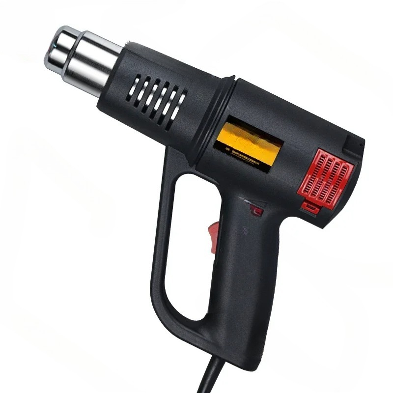 Heat Gun Small - ปืนลมร้อนสำหรับงานติดฟิล์มรถยนต์ ปืนเป่าลมร้อนไฟฟ้า อุปกรณ์ทำความร้อนขนาดเล็กสำหรับงานอุตสาหกรรม เครื่องเป่าลมร้อนสำหรับฟิล์มหดความร้อน ปิดผนึกพลาสติก