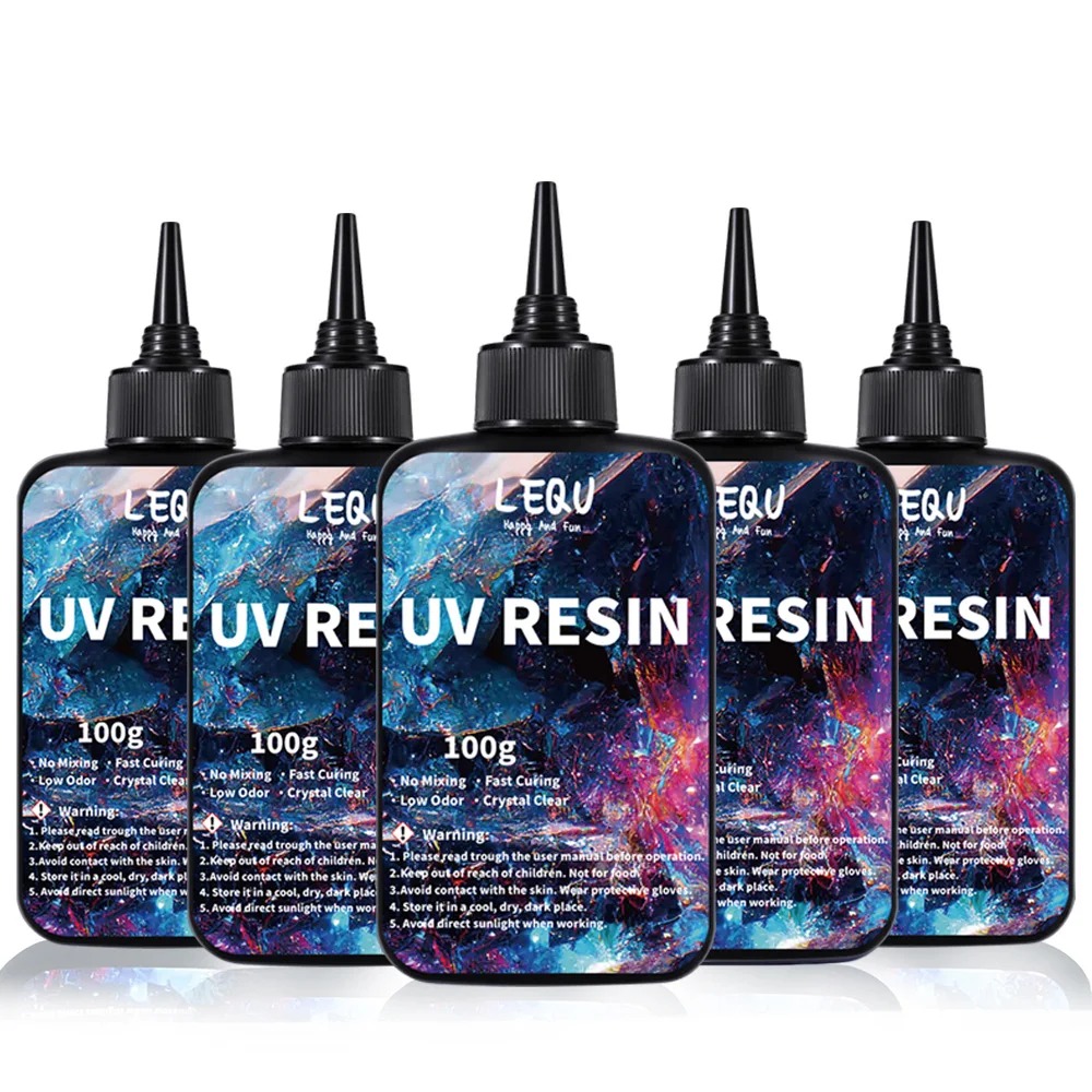 Epoxy Uv Resin Kit - เรซิ่น UV ใส 100 กรัม รุ่นอัปเกรด