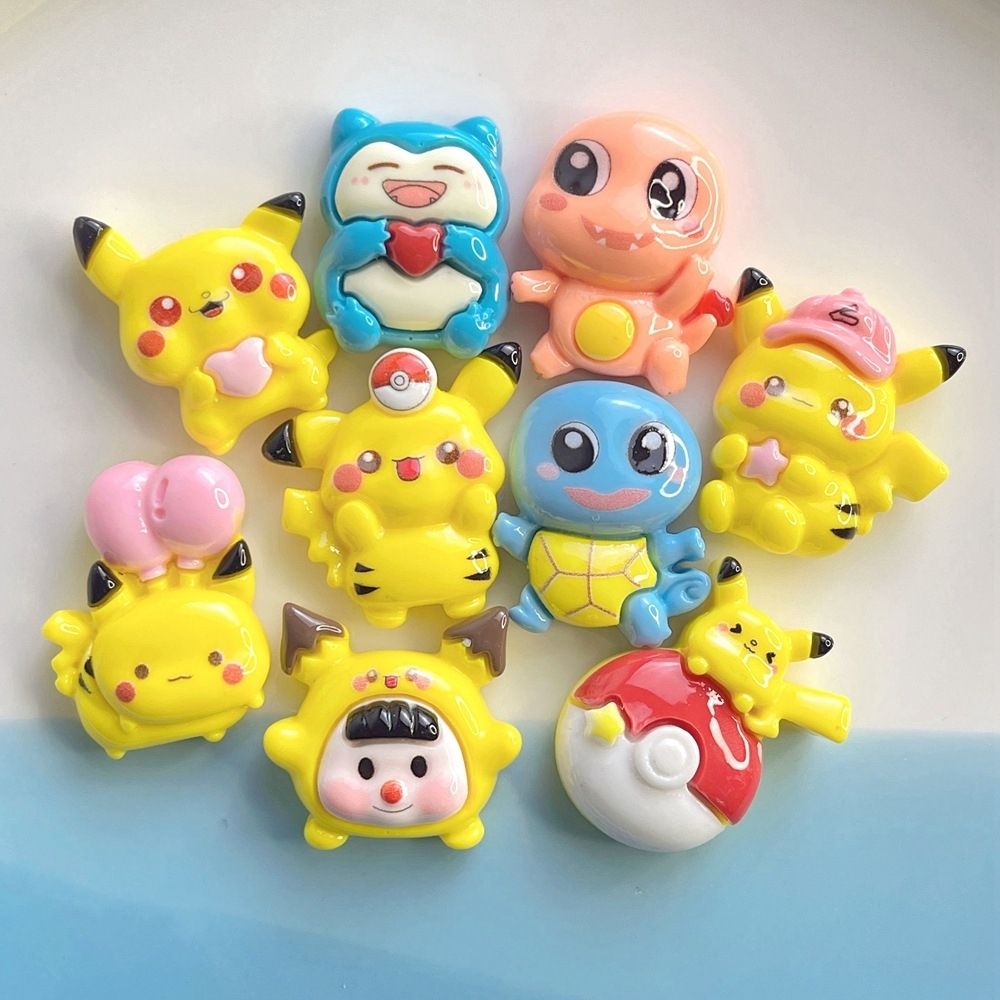 Resin Crafts Diy - วัสดุงานฝีมือ DIY ใหม่สำหรับการ์ตูนโปเกมอน อุปกรณ์เสริมเรซิ่น ของจิ๋วๆ เช่น