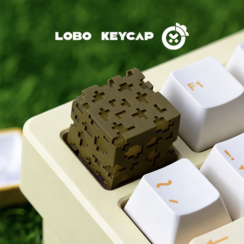 Resin Crafts Minecraft - ชุดตกแต่งคีย์บอร์ดลายการ์ตูน Minecraft สี่เหลี่ยมจัตุรัส วัสดุเรซิ่นโปร่งแสง ของเล่นเสริมสร้างความคิดสร้างสรรค์ ของขวัญ