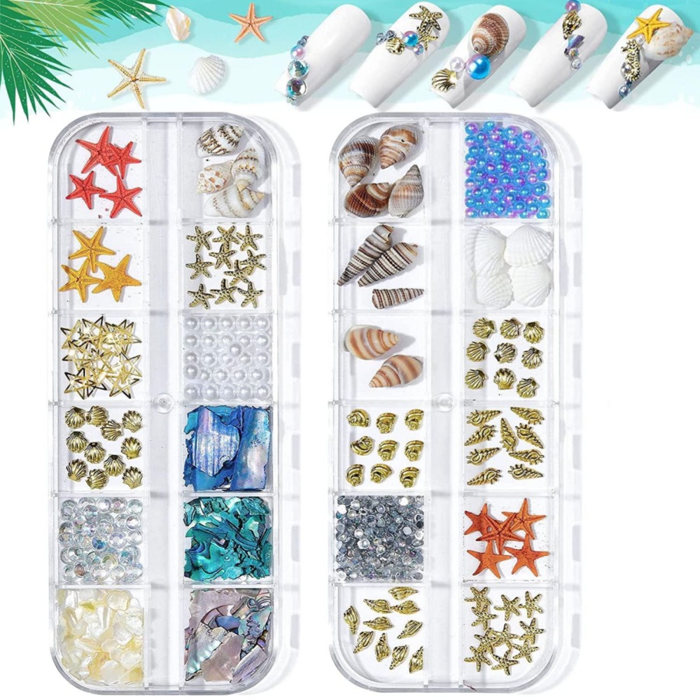 Resin Ocean Wave Mold - 1 กล่อง Sea Shells Pearl เรซิ่น