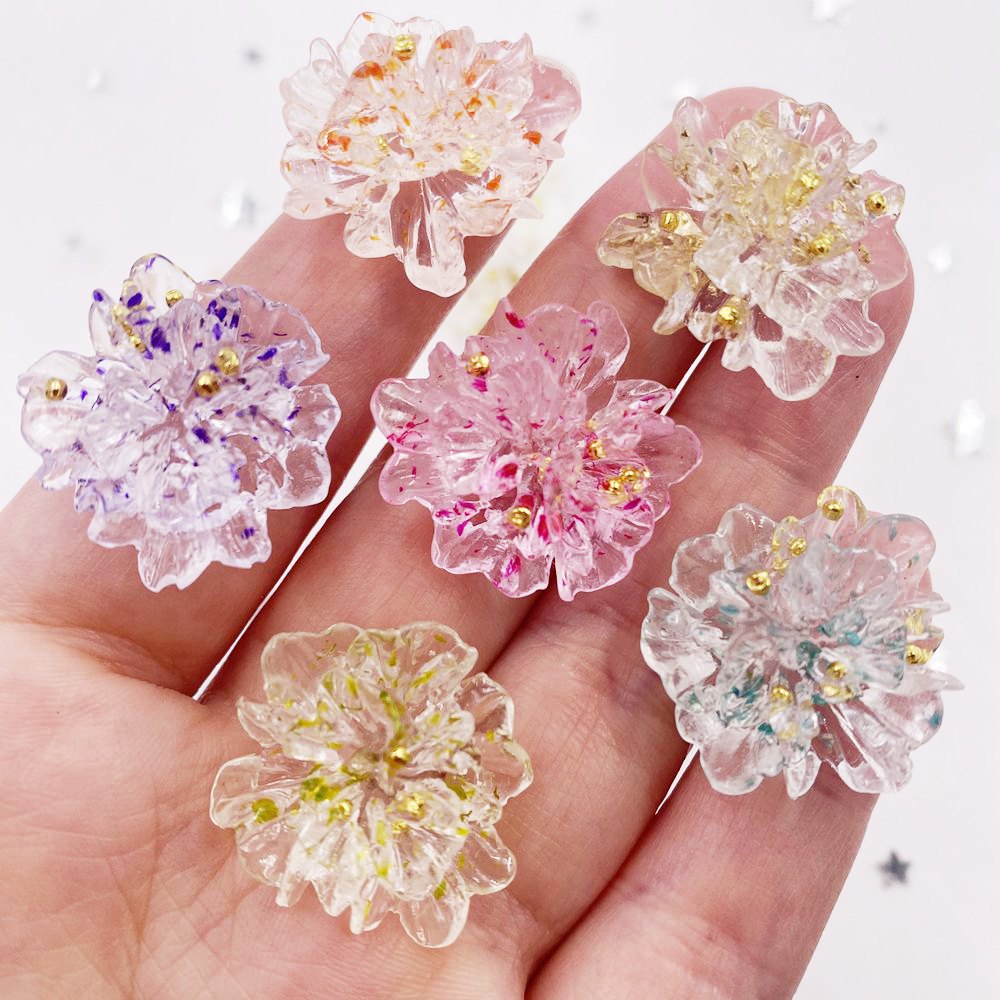 10ชิ้นเรซิ่นสีสันทองฟอยล์คริสต - Resin Craft Ideas บทวิจารณ์และราคา
