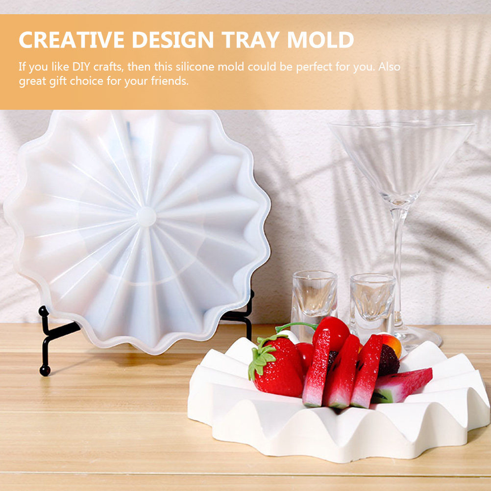 แม่พิมพ์ถาดซิลิโคนแบบยืดหยุ่นค - Serving Tray Mold บทวิจารณ์และราคา