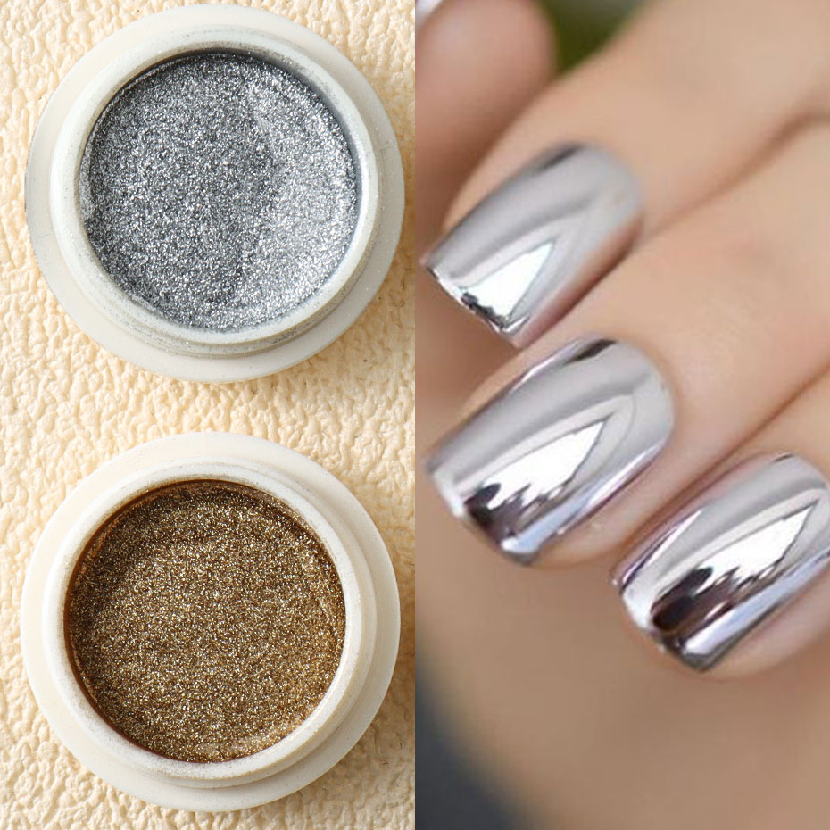 6 PC GOLD METALLIC Mirror Glit - Gold Foil Flakes บทวิจารณ์และราคา