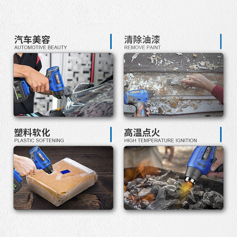 ปืนเป่าลมร้อนแบตเตอรี่ลิเธียมแ - Heat Gun Small บทวิจารณ์และราคา