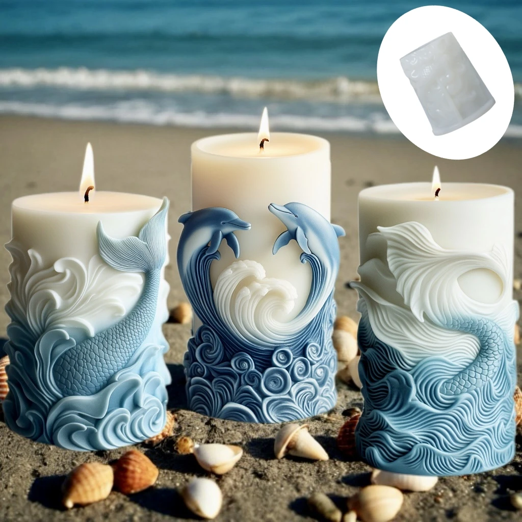 2024 Ocean WAVE โฟมทรงกระบอกเท - Resin Ocean Wave Mold บทวิจารณ์และราคา