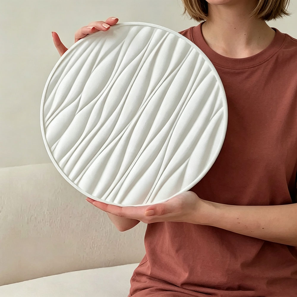 แม่พิมพ์ซิลิโคนถาดกลมขนาดใหญ่  - Coaster Mold Round บทวิจารณ์และราคา