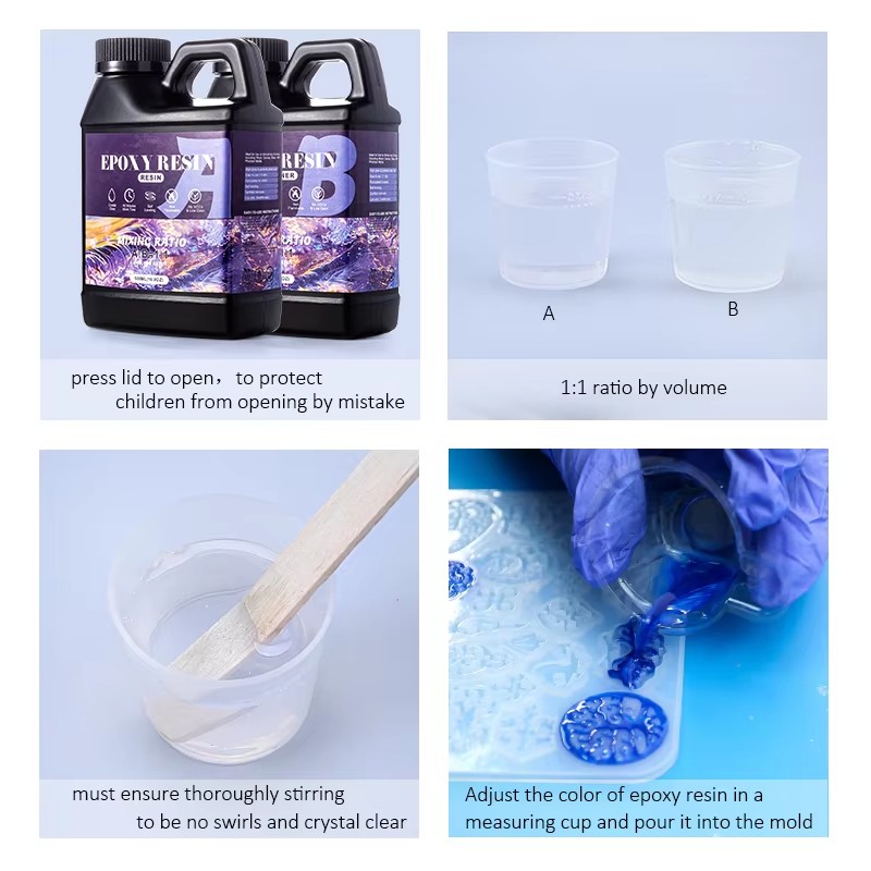 ผสมง่าย 1:1 ชุดเรซินอีพ็อกซี่ค - Epoxy Uv Resin Kit บทวิจารณ์และราคา