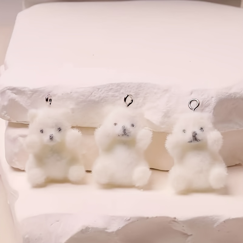 ชาร์มเรซิ่นรูปหมีขั้วโลก 6 ชิ้ - Resin Crafts Diy บทวิจารณ์และราคา