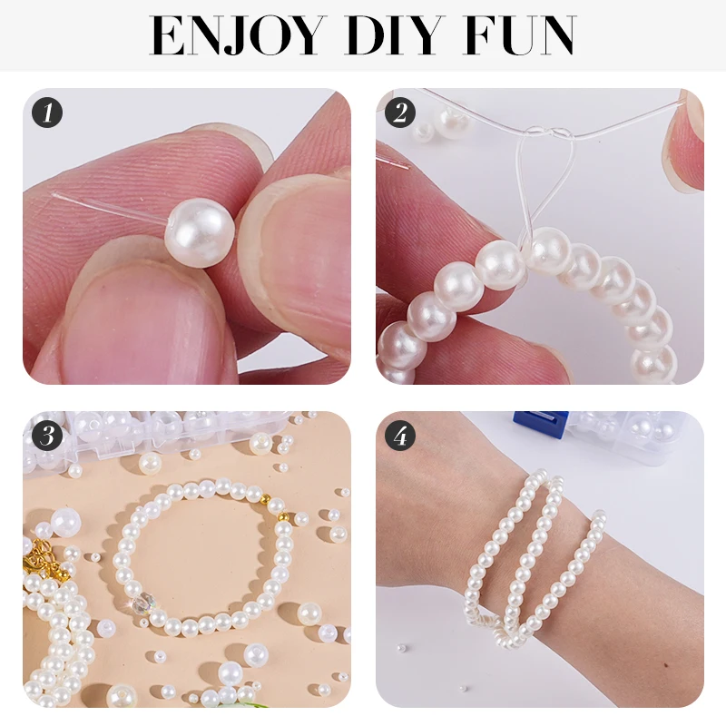 ชุดลูกปัดเรซิ่นมุกเทียม 800 ชิ - Resin Crafts Diy บทวิจารณ์และราคา