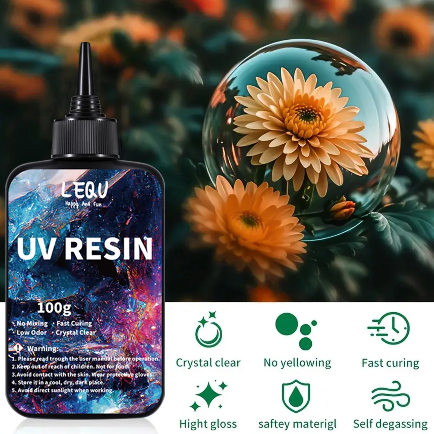 เรซิ่น UV ใส 100 กรัม รุ่นอัปเ - Epoxy Uv Resin Kit บทวิจารณ์และราคา