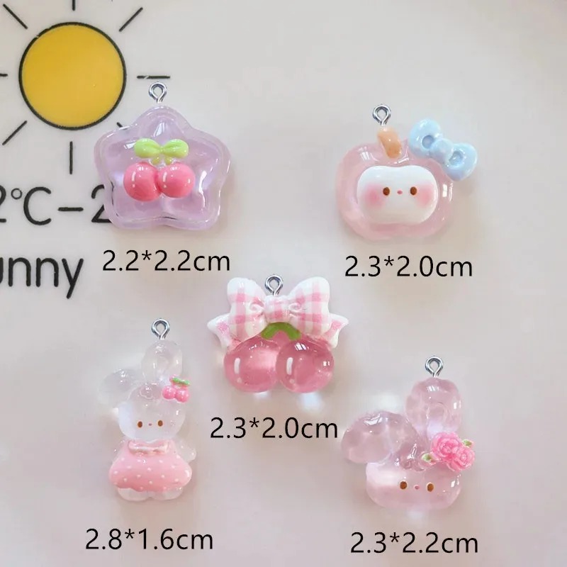 ชาร์มเรซิ่นรูปกระต่ายเชอร์รี่น - Resin Crafts Diy บทวิจารณ์และราคา