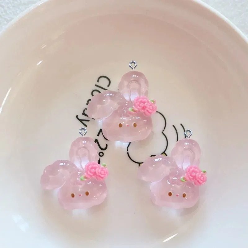 ชาร์มเรซิ่นรูปกระต่ายเชอร์รี่น - Resin Crafts Diy บทวิจารณ์และราคา