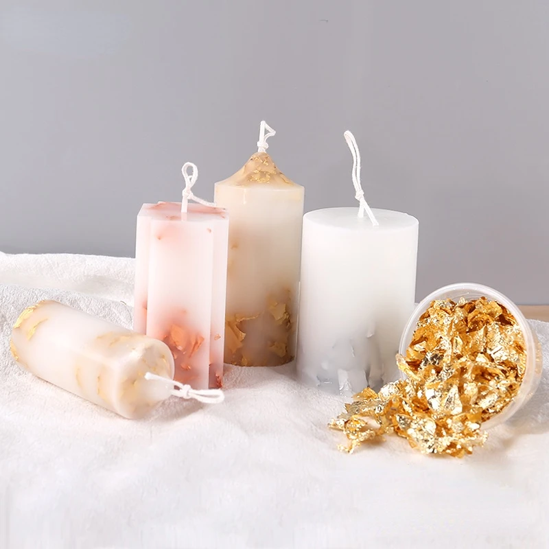 Creative Handmade เทียนทำจากวั - Gold Foil Flakes บทวิจารณ์และราคา
