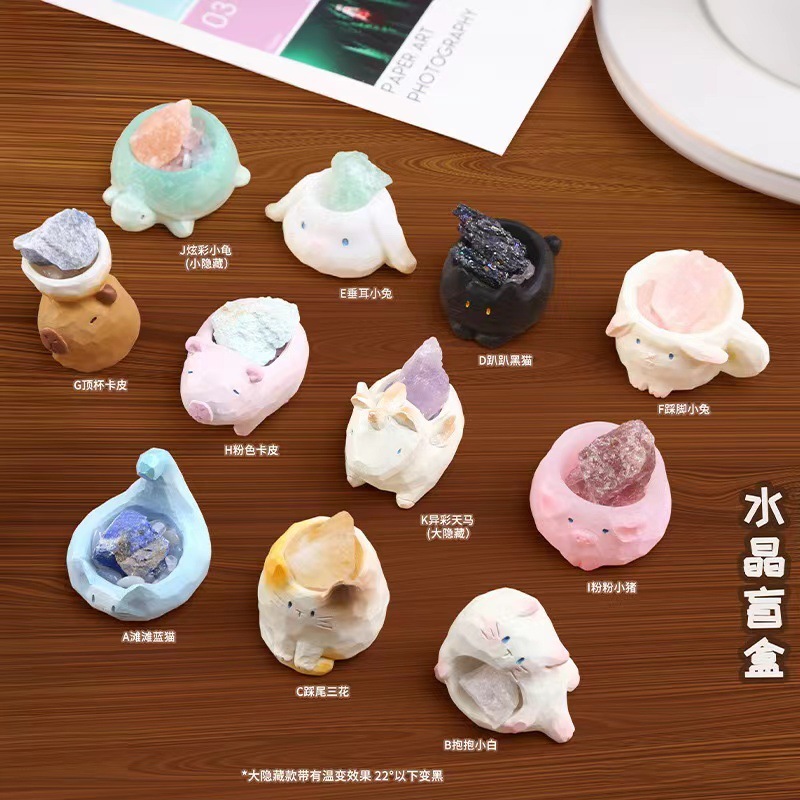 กล่องสุ่มสัตว์ประดับตกแต่งคริส - Resin Craft Ideas บทวิจารณ์และราคา