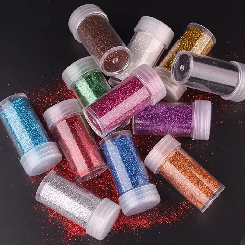 ผงกลิตเตอร์ละเอียดพิเศษ 12 แพ็ - Resin Glitter Pack บทวิจารณ์และราคา