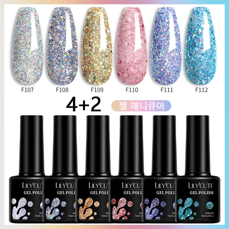 Lilycute เจลกลิตเตอร์7มล. 6ชิ้ - Resin Glitter Pack บทวิจารณ์และราคา