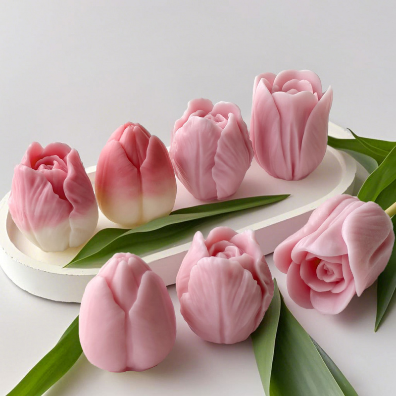 แม่พิมพ์เทียนซิลิโคนรูปดอกทิวล - Resin Craft Ideas บทวิจารณ์และราคา