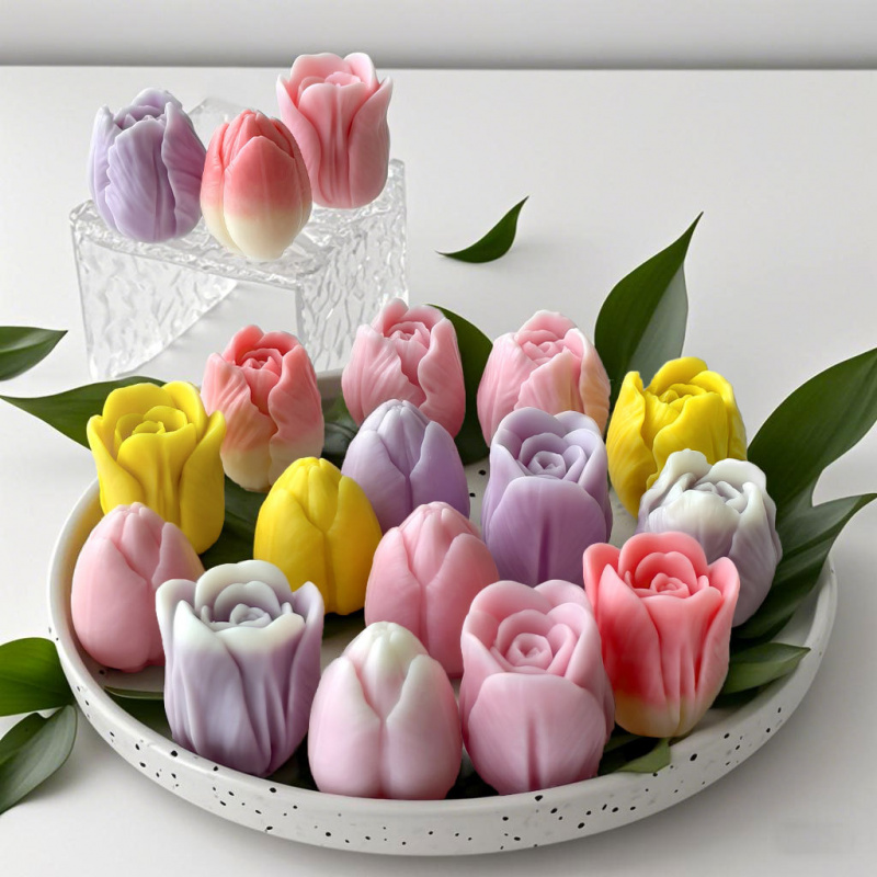 แม่พิมพ์เทียนซิลิโคนรูปดอกทิวล - Resin Craft Ideas บทวิจารณ์และราคา