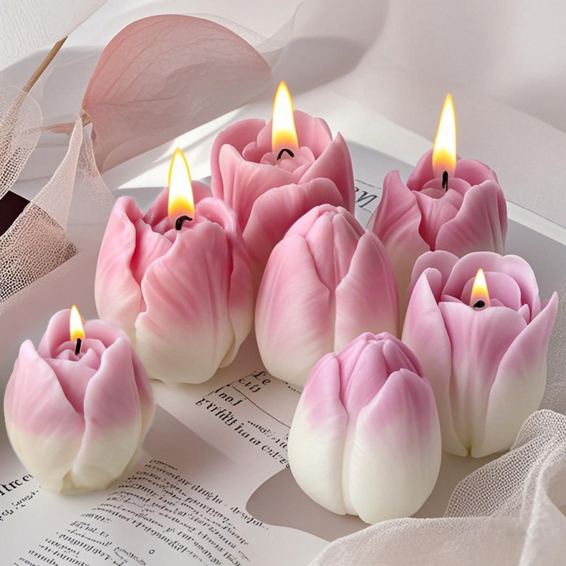 แม่พิมพ์เทียนซิลิโคนรูปดอกทิวล - Resin Craft Ideas บทวิจารณ์และราคา