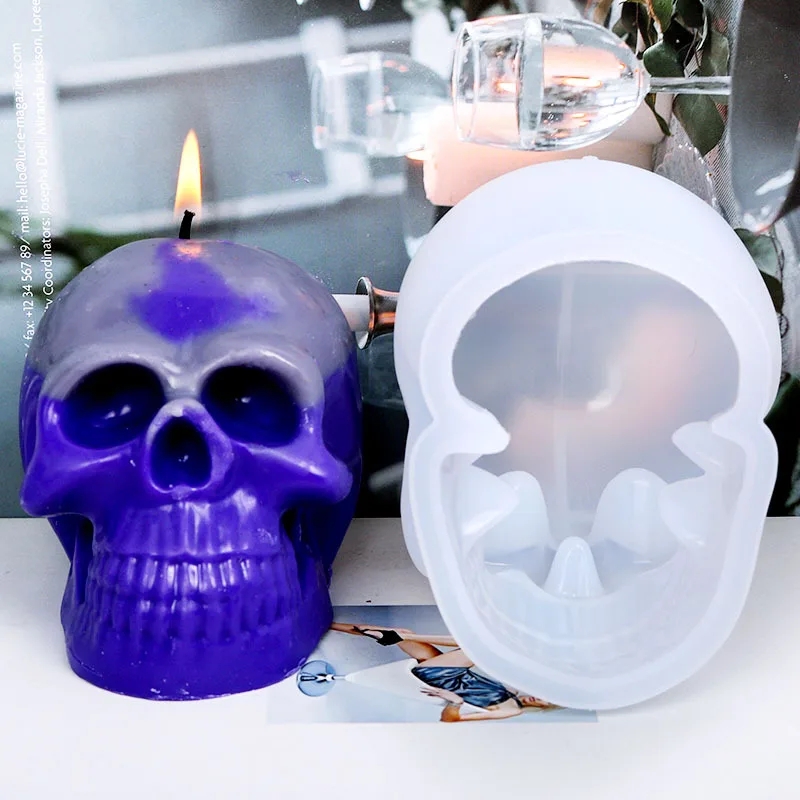 แม่พิมพ์เทียนกะโหลกซิลิโคน3มิต - Resin Craft Ideas บทวิจารณ์และราคา